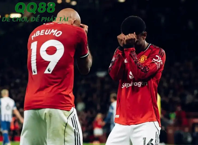 Bộ đôi Mbeumo-Amad là hai quân bài quá quan trọng với Amorim trong giai đoạn giáng sinh. (Ảnh: Goal)