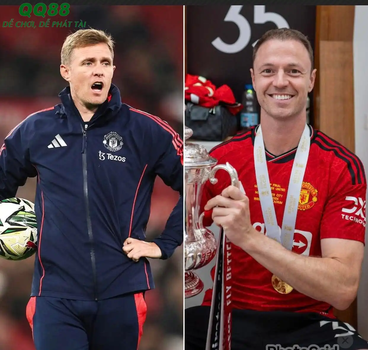 Sự kết hợp giữa Darren Fletcher và Jonny Evans mang lại cảm giác quen thuộc cho phòng thay đồ Old Trafford